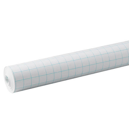 PACON Grid Paper Roll, White, 1in Quadrille Ruled, 34in x 200ft 0077810